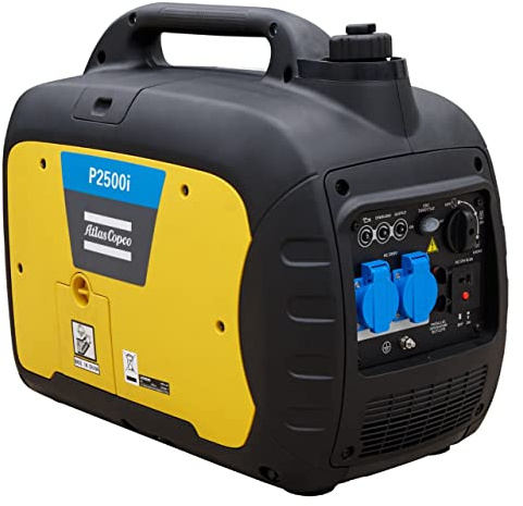 Stromaggregat Typ Atlas Copco P2500i AP S5 50Hz 230V Notstromaggregat Inverter Stromerzeuger