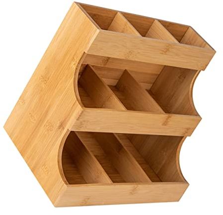 SHOWERORO Hohe Härte Holz Teebeutel Büro Liefern Kaffee Tasche Rack Tee Lagerung