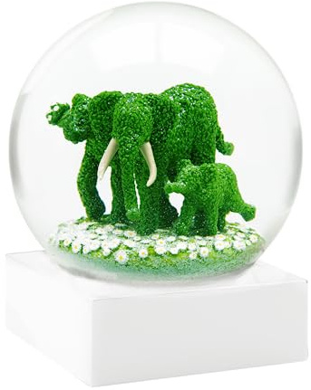 CoolSnowGlobes elefant, figurklippt snöglob