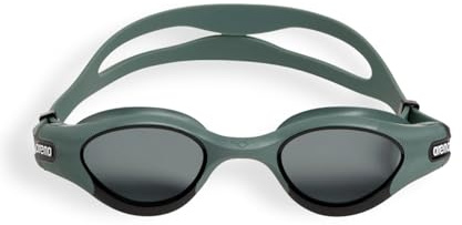 ARENA Unisex Adult The One Plus Swim Goggles for Men and Women Watertight Fit Orbit-Proof Seals Anti-Fog Coated Non-Mirror Lens, Fitness Swimmers and Triathletes, Smoke/Sage