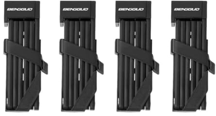 HTU Vélo Pliable Serrure Antivol Vélo Pliable Serrure pour Moto Scooter E-Bike