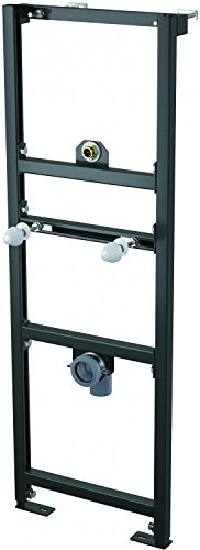 Urinal Vorwandelement zur Wandmontage, Bauhöhe 120cm, Vorwandmontagerahmen, pulverbeschichtet, korrosionssicher - 6 Jahre Herstellergarantie