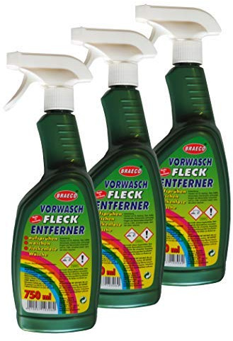 6 x Vorwasch-Fleckentferner 750ml, Flecken-Entferner, Reinigungsmittel