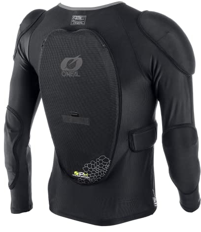 O'NEAL | Veste de protection | Motocross Motorcycle | Mesh/Lycra extensible dans 4 directions, avec mousse de polyuréthane, rembourrage en Biofoam | Veste de protection BP | Adulte | Noir | Taille XX