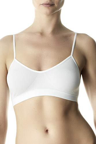 Pack 3 Pezzi Brassiere Pompea in Microfibra Bianco