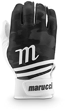 MARUCCI CRUX Baseball-Schlaghandschuh für Erwachsene, Schwarz, Größe XXL