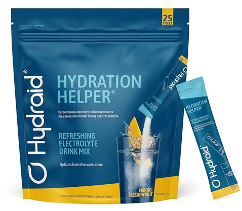 Electrolitos en polvo Hydraid® MANGO (1118 mg) – 25 sobres – bebida deportiva para hidratación rápida – calidad alemana
