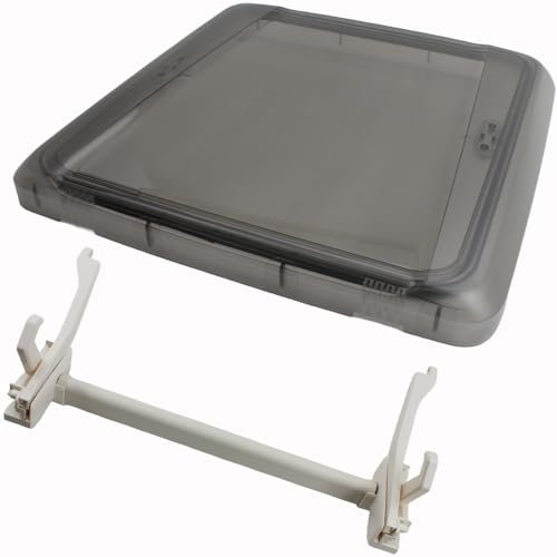 MPK VisionStar M pro II Modell 48+49 perlweiß Ersatzhaube Dachluke Dachfenster Dachhaube 40 x 40 cm Wohnwagen Wohnmobil Caravan Camper