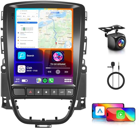 【8 Núcleo 6+128G】 Hodozzy Carplay Radio Coche para Opel Astra 2009-2015/Buick Excelle,9.7 Pulgadas Autorradio Android con Pantalla Táctil con Android Auto/WiFi/GPS/RDS/FM/Bluetooth/USB/DSP