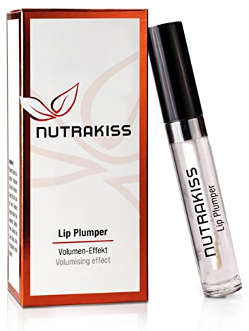 Nutrakiss Lip Plumper „Classic“ – Natürlicher Lip Booster mit Niacin (Vitamin B3) I Liquid Lipstick I Lippen Plumper I Lippenstift für volle Lippen I Made in Germany I 5ml