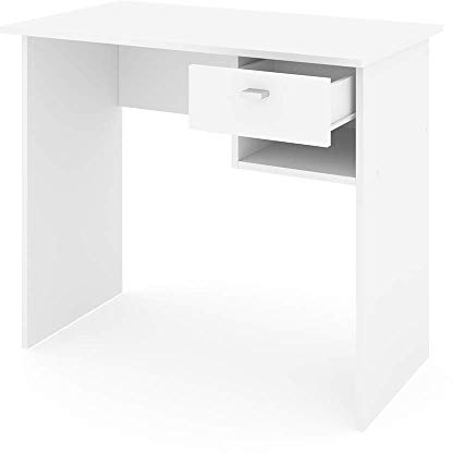 Vicco Schreibtisch Colin, Arbeitstisch für das Büro, Weiß, 90 x 50 cm