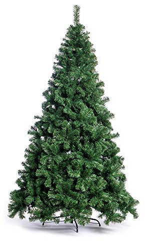 Nataland Albero di Natale Artificiale Verde Modello Gran Sasso Altezza 180 Cm, Abete Super Folto con Effetto Realistico e Rami Con Aghi Anticaduta