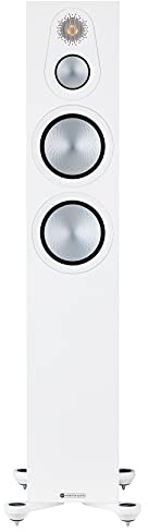 Monitor Enceinte Colonne Audio Silver 300 7G Blanc satiné Vendue à l unité