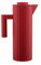 Alessi Plissé MDL12 R - Design Isolierkanne, Doppelwandiges Inneres Isolierglas, aus Thermoplastischem Harz, 100 cl, Rot