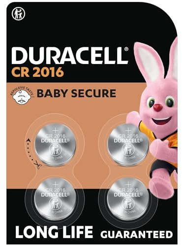 4X Duracell 2016 Lithium (1 Blister Da 4 Batterie) 4 Pile