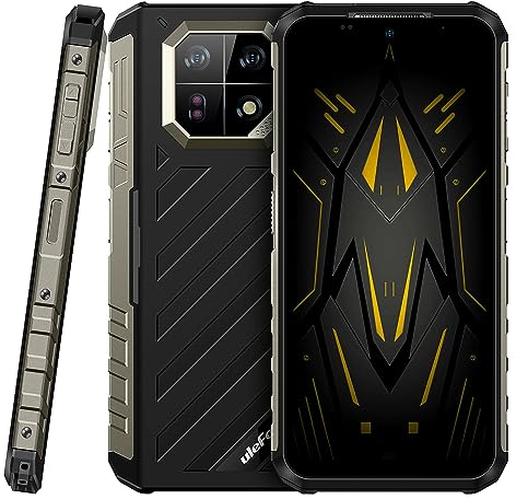 Ulefone Armor 22 Smartphone Incassable, 64MP+64MP Caméra(Vision Nocturne), 16GB+128GB, Batterie 6600mAh, 6.58 FHD+120Hz, IP68 IP69K Étanche Android 13 Téléphone, Emplacement pour 3 Cartes, NFC Noir