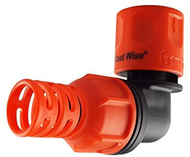 AP Supplies Angle Hose Connector with Hose Protector for 1/2 Standard Hose - Secured twist-and-lock mechanism - L Quick Connector