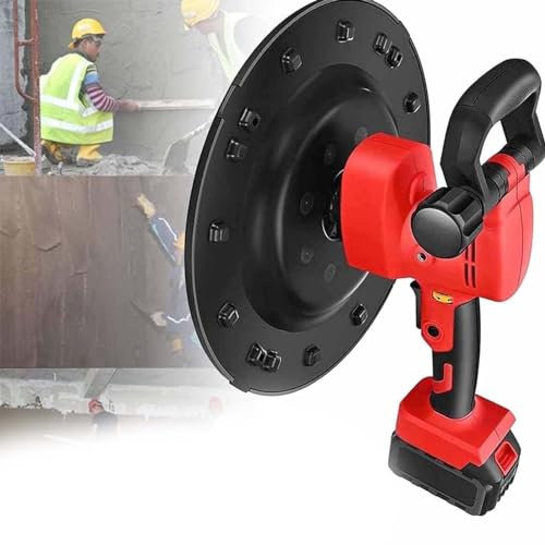 DPLWJPP Levigatrice Muro Soffitto Carteggiatrice Cartongesso,Levigatrice Elettrica per Cartongesso,Levigatrice per Superfici A Parete per Levigatura A Soffitto E Parete,1battery