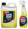 Spear & Jackson Sugar Soap Concentrate 2.5L + 750ml Ready to use spray, Walls, Grease, Grime, Dirt and Stain Remover, Kitchen Degreaser, Versatile Cleaner