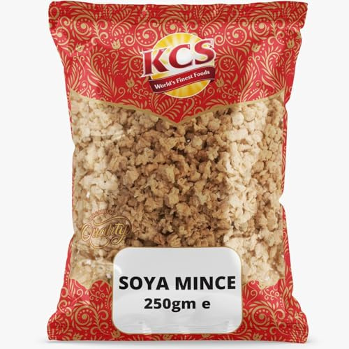 KCS Mince Soya 250g (Pack of 12) | High Protein Vegan Minced Meat Substitute | Plant-Based Protein for Curries, Keema, Wraps & Snacks | Quick Cooking | 100% Vegetarian