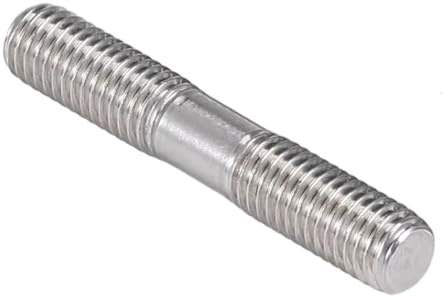 Perno prisionero roscado de doble extremo acero inoxidable, 1-3 piezas M6 M8 M10 M12 M14 M16 316, rosca varilla(M16-1pcs,80mm)