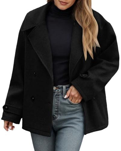 Veste Femme Mi Saison Trench Court Coat Courte Jacket Chic Printemps Parka Cintré Caban Ete Légère Manteau Peacoat Demi Blouson Casual Grande Taille Été
