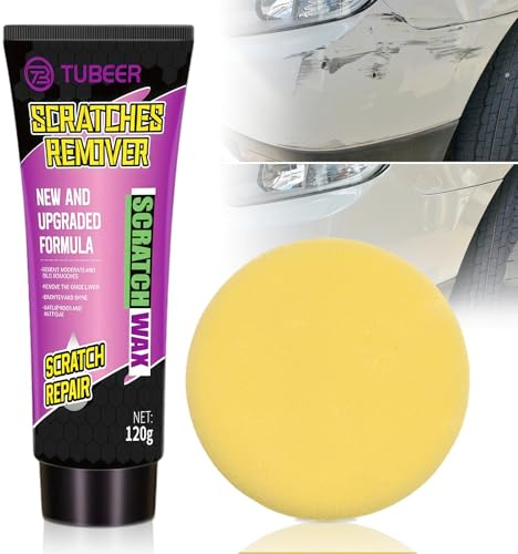 120g Pasta De Pulir Pintura Automóvil, Pulimento Para Coche, Removedor De Arañazos Leves Y Opacidad, Acabado Brillante Para Carrocería, Uso Manual Con Esponja O Paño