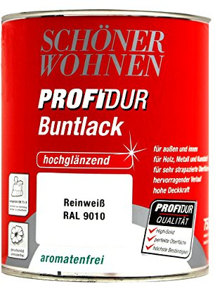 0,75L Schöner Wohnen Profidur Buntlack weiss hg Weisslack Weißlack