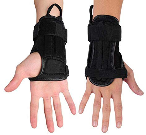 CTHOPER Impact Wrist Guard Fitted Wrist Brace Wrist Support for Snowboarding, Skating, Motocross, Street Racing, Mountain Biking, Weightlifting (M)