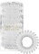 Kitsch Spiral Hair Ties for Women, Coil Hair Tie for Thick Hair, No Crease Hair Tie, No Damage, Hair Coils & Phone Cord Hair Ties for Thin Hair, 8pcs (Transparent)