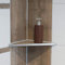 ABLAGO® Design befliesbare Duschablage Badezimmer Fliesen Ablage Edelstahl Regal, Abmessungen:W220 310x220x220mm
