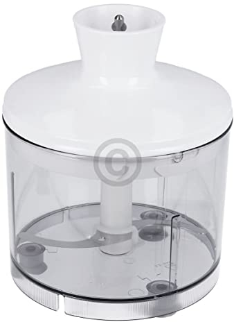 ensipart Hachoir universel pour mixeur plongeant compatible avec Bosch 12029551, récipient transparent avec insert de couteau, 10065448