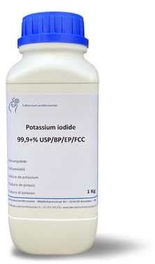 Potassio Ioduro in polvere PURO Ioduro di potassio per radiazioni IODIO (10gr)