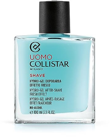 Collistar Uomo Hydro-Gel Dopobarba Effetto Fresco, Anti-Rossore, Idratantante e Lenitivo, Senza Alcool, 100ml