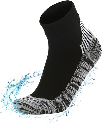 RANDY SUN Calzini Impermeabili da Donna e da Uomo Impermeabili Traspiranti Resistenti al Freddo, Sport Acquatici All'aperto Ciclismo Escursionismo Sentiero Paddling Pesca sci, 1 Paio