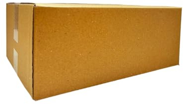 sanapack Scatole di Cartone doppia onda per Spedizioni, 35 x 25 x 15 cm, Confezione da 30 Pezzi, Marrone (30)