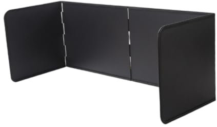 Gralara Cubierta de Estufa de Salpicadura de Grasa Plegable Cubra Antiadherente de sábana Pesada Que Ahorra Espacio salpicadera, Negro, Medio