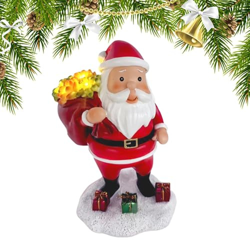 Generico Figurine Di Babbo Natale Decorazione Natalizia Con Luce