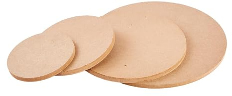 Guangcailun Planches Plus Stables et efficaces, 4 Tailles, Outil de modelage de l'argile, Planche à malaxer, 4 pièces, Plateaux Tour potier, Plaque Vierge, Support en Fibre Bois, adapté à la poterie