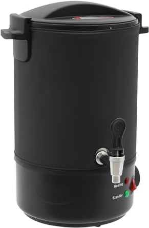 Zalydala Cera scioglimento | Vaso per fusione di cera | 6 l | 1100 W forno professionale | regolazione della temperatura 30 – 110 °C | per candele, saponi e fai da te | acciaio inossidabile e rame |