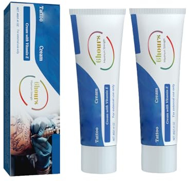 Crème tatouage,Crème pour Tatouage,microblading semi-permanent, épilation, accessoire de tatouage 2PC
