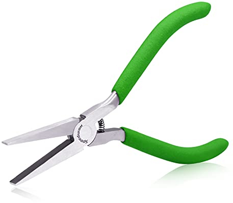 SPEEDWOX 12,7 cm Flachzange, Mini-Entenschnabelzange, feine Spitzzange, Präzisionszange für die Schmuckherstellung, Handwerkzeuge, Perlen, Bastelarbeiten
