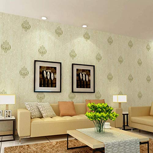 Papel tapiz de tela textil 3D sin costuras Formaldehído Dormitorio Sala de estar Decoración de la villa Revestimiento de paredes Garantía de 10 años, 7705-16,3mX0.33m