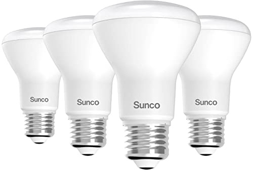Sunco BR20 LED Bulb Dimmable, Small Recessed Lighting Bulbs, R20 Mini Flood Light Indoor, 550 LM, 7W (50W Equivalent), 5000K Daylight, E26 Base, Can Light for Home, Kitchen, Bedroom UL 4 Pack