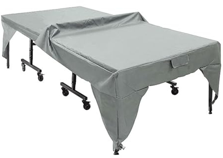 UncleS Cubierta impermeable para mesa de tenis, cubierta de tenis para el polvo, cubierta de ping pong a prueba de sol, protección de tenis, cubierta de polvo de mesa de ping pong