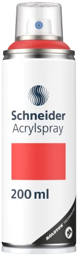 Schneider Paint-It 030 Supreme DIY Acrilico Vernice Spray 200 ml, Arancia Chiaro Opaco