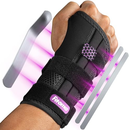 Fitomo Muñequera Tendinitis Muñeca con 3 Férula y Apertura del Pulgar Suave