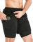 HOPLYNN Herren 2 in 1 Shorts Sommer Schnelltrocknende Laufshorts mit Taschen Sport Kurze Hosen Fitness Laufhose Schwarz S