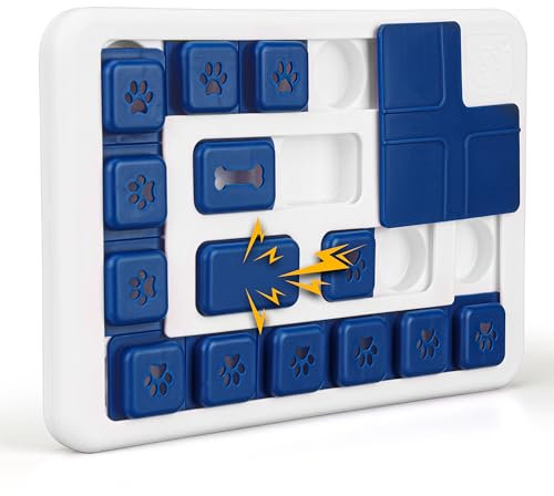 BELLE VOUS Hunde Puzzle Spielzeug - Interaktives Hundespielzeug - Futterspender - Intelligenzspielzeug für Hunde - Hundespielzeug Intelligenz - Für kleine, mittlere und große Hunde