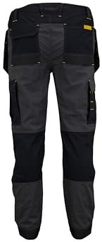 DEWALT Albany Trousers Pantalon d'utilité Professionnelle, Gris/Noir, 34W / 29L Homme